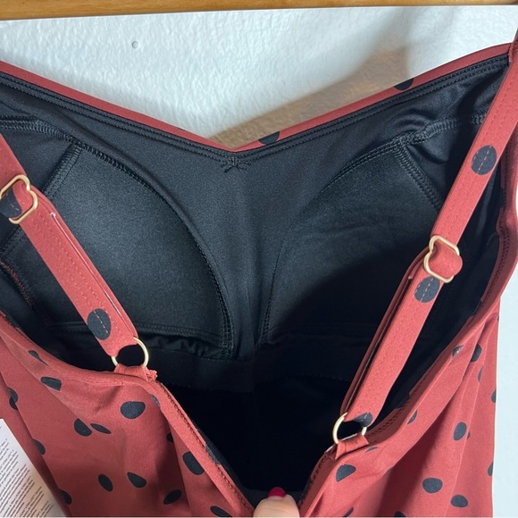 NWT Lands' End Chlorine-Resistant Sweetheart Swin Dress One Piece Swimsuit Sz 2 - Picture 8 of 10